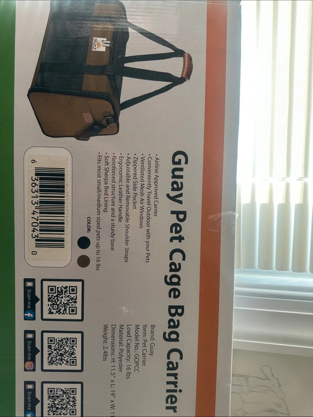 Olive Green Mesh Cat Carrier Tote